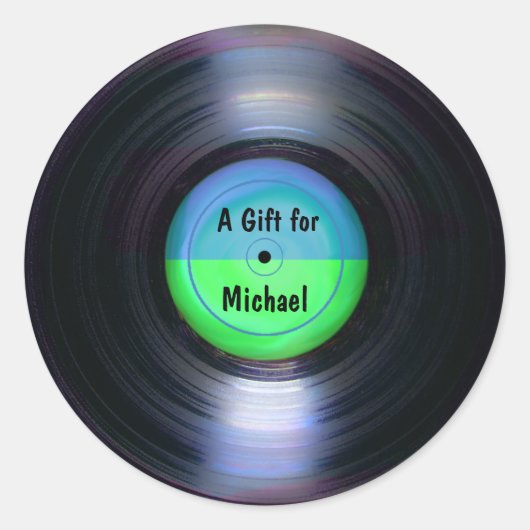 Retro Album Label (Voorkant)