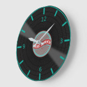 Retro Album Large Clock Grote Klok (Hoek)