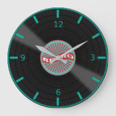 Retro Album Large Clock Grote Klok (Voorkant)