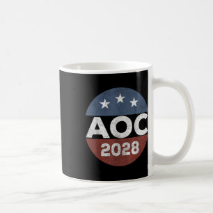 Retro Alexandria Ocasio Cortez Merch 2028 Uni-adul Koffiemok