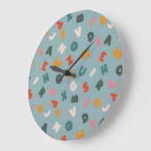 retro alfabet soep kinder grote klok (Hoek)