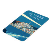 Retro Algiers Algerije Reizen Souvenir Magneet (Linkerzijde)