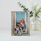 Retro Alice in Dairyland Collage  Briefkaart (Staand voorkant)