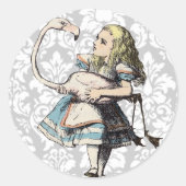 Retro Alice In Wonderland STICKER (Voorkant)