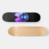 Retro Alien Astronaut Persoonlijk Skateboard (Horizontaal)