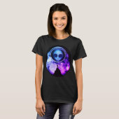 Retro Alien Astronaut T-Shirt (Voorkant volledig)