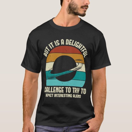 Retro Alien Shirt (Voorkant)