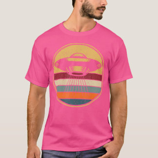 Retro Alien UFO Ruimteschip -  Extraterrestr T-shirt
