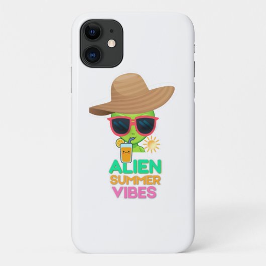Retro Alien Zomer Strand Sfeer Case-Mate iPhone Case (Achterkant)