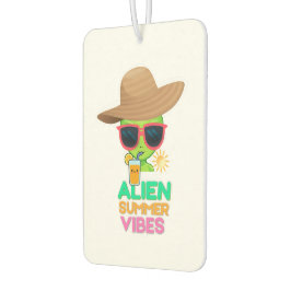 Retro Alien Zomer Strand Sfeer Luchtverfrisser