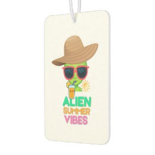 Retro Alien Zomer Strand Sfeer Luchtverfrisser