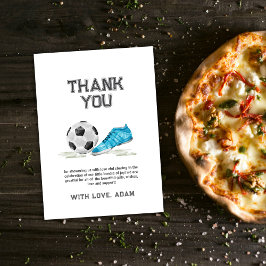 Retro All Star Soccer Sport Boy Baby Shower  Bedankkaart