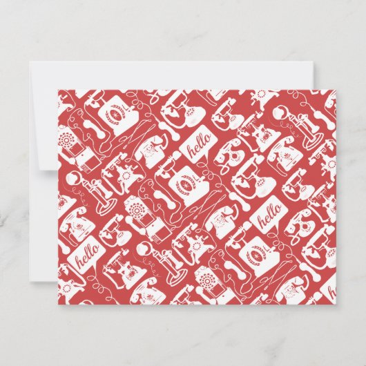 Retro Alle kleurentelefoonpatronen (Voorkant)