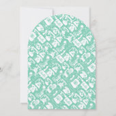 Retro Alle kleurentelefoonpatronen Kaart (Voorkant)