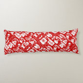 Retro Alle kleurentelefoonpatronen Lichaamskussen (Achterkant)