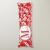 Retro Alle kleurentelefoonpatronen Lichaamskussen (Voorkant Verticaal)