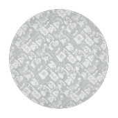 Retro Alle kleurentelefoonpatronen Snijplank (Voorkant)