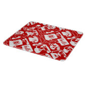 Retro Alle kleurentelefoonpatronen Snijplank (Hoek)