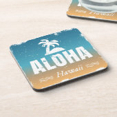 Retro Aloha Hawaii Drankjes Onderzetter (Linkerzijde)