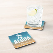 Retro Aloha Hawaii Drankjes Onderzetter (Rechterzijde)