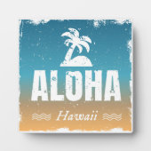 Retro Aloha Hawaii Fotoplaat (Voorkant)