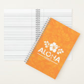 Retro Aloha Hawaii Groet Notitieboek (Binnen)