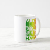 Retro Aloha Hawaii Koffiemok (Voorkant rechts)