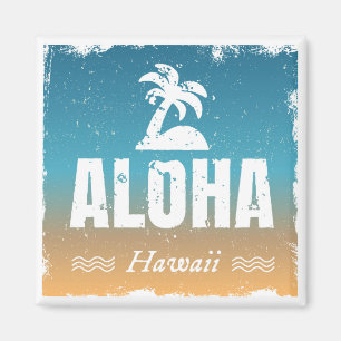 Retro Aloha Hawaii Magneet