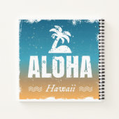 Retro Aloha Hawaii Notitieboek (Achterkant)