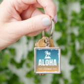 Retro Aloha Hawaii Sleutelhanger (Hand)