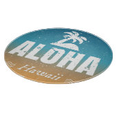 Retro Aloha Hawaii Snijplank (Hoek)