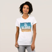 Retro Aloha Hawaii T-shirt (Voorkant volledig)