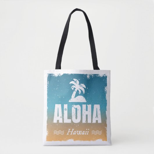 Retro Aloha Hawaii Tote Bag (Voorkant)