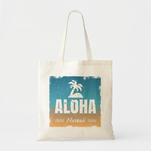 Retro Aloha Hawaii Tote Bag (Voorkant)