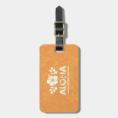 Retro Aloha Shirt Aloha Groet Bagagelabel (Voorkant verticaal)