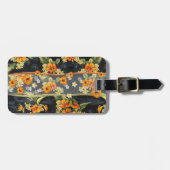 Retro Aloha Shirt met Hibiscus Bagagelabel (Voorkant horizontaal)