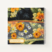 Retro Aloha Shirt Notitieboek (Achterkant)