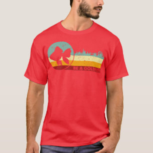 Retro  als goudvis t-shirt