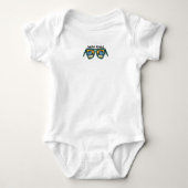 Retro Amelia Island Beach aan beide zijden Romper (Voorkant)