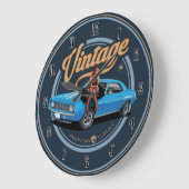 Retro American Classic Muscar Large Clock Grote Klok (Hoek)