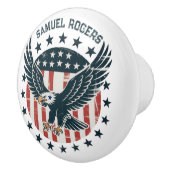 Retro American Eagle  Keramische Knop (Rechts)