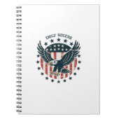 Retro American Eagle  Notitieboek (Voorkant)