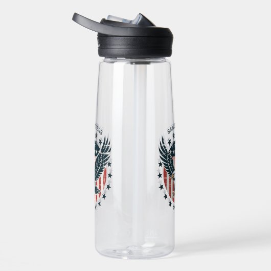 Retro American Eagle  Waterfles (Rechts)