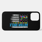 Retro American Flag Autism oom Awareness Case-Mate iPhone Case (Achterkant (horizontaal))