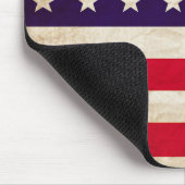  Retro American Flag Muismat (Hoek)