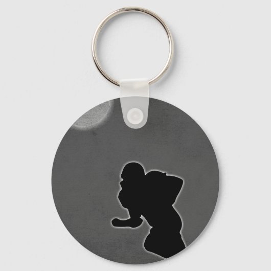 Retro American football design Sleutelhanger (Voorkant)