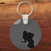 Retro American football design Sleutelhanger (Voorkant)