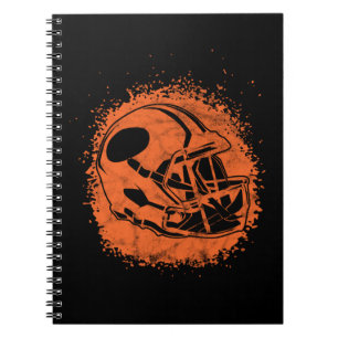 Retro American Football Helmet Notitieboek