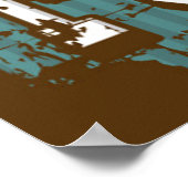 Retro American Football Poster (Hoek)