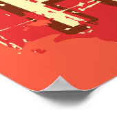 Retro American Football Poster (Hoek)